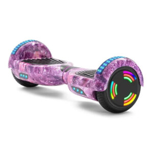 Self-Balancing Hoverboard With Bluetooth Speaker & LED Lights