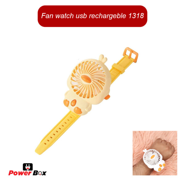 Fan watch USB rechargeable 1318  EE1-011