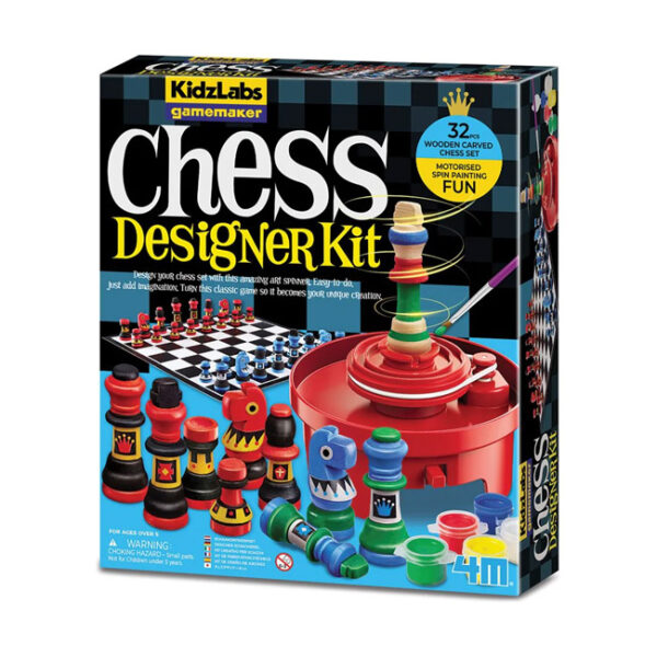 4M KidzLabs Motorized Spin Art Chess Designer Kit