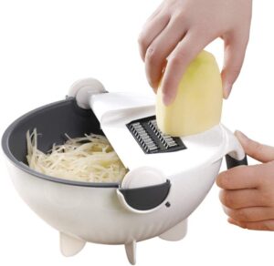 Vegetable Cutter With Drainer Basket