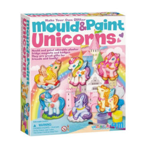 Mould / Paint Glitter Unicorns 4M