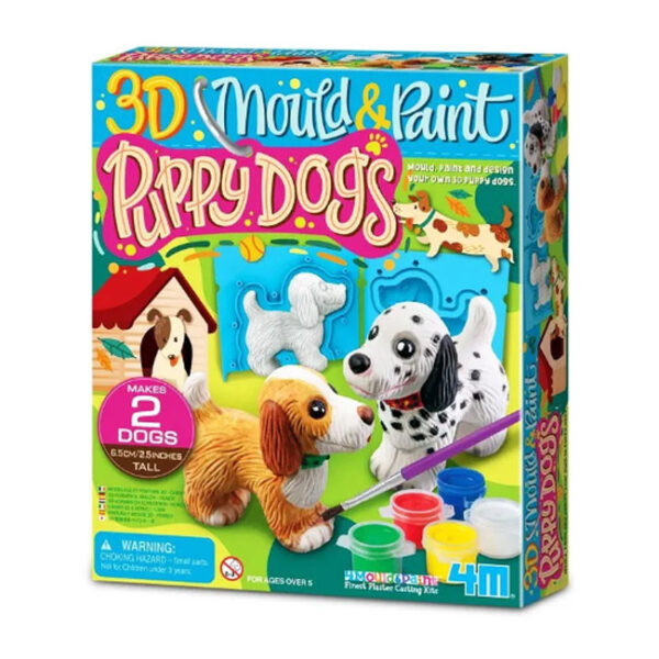 4M 3D Mould Paint Puppy Dogs