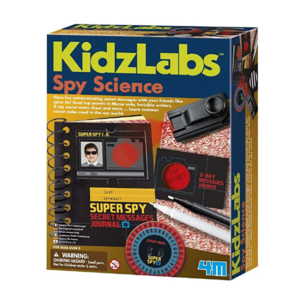 KidzLabs Spy Science Secret Message Kit 4M