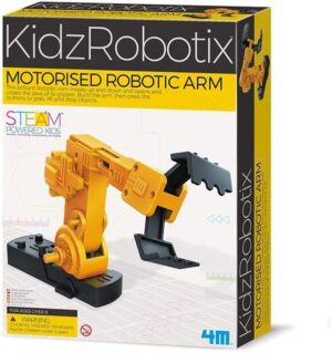 KidzRobotix Motorized Robotic Arm Kids Science Kit 4M