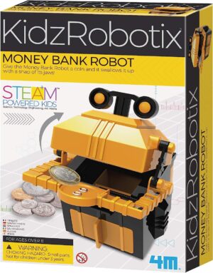 4M Kidz Robotics Money Bank Robot DIY Science Kit