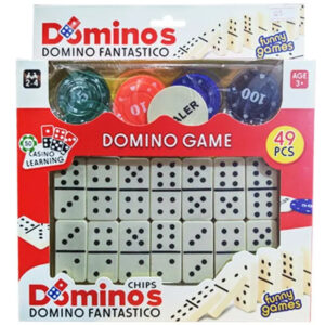 Dominoes with casino chips (49pcs) AG534073