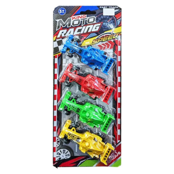 Pull Back Formula One Cars Set (4 Pcs) AG624516