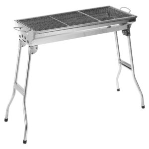 Stainless Steel Big Folding Charcoal BBQ Grill