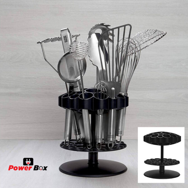 Rotating Lotus Utensil Caddy L002-33