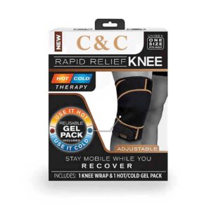 Rapid Relief Knee Wrap With Hot/Cold Gel Pack